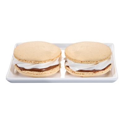 Macaron au vanille et nutella