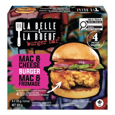 Burger mac and cheese
