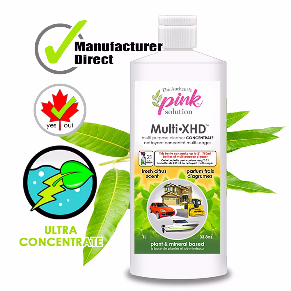 Pink solution multi xhd nettoyant surfaces concentré (agrumes frais).