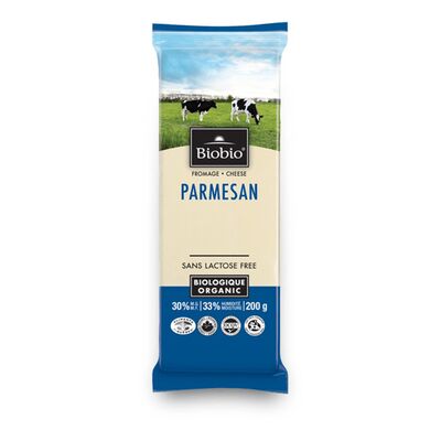Fromage parmesan sans lactose biologique
