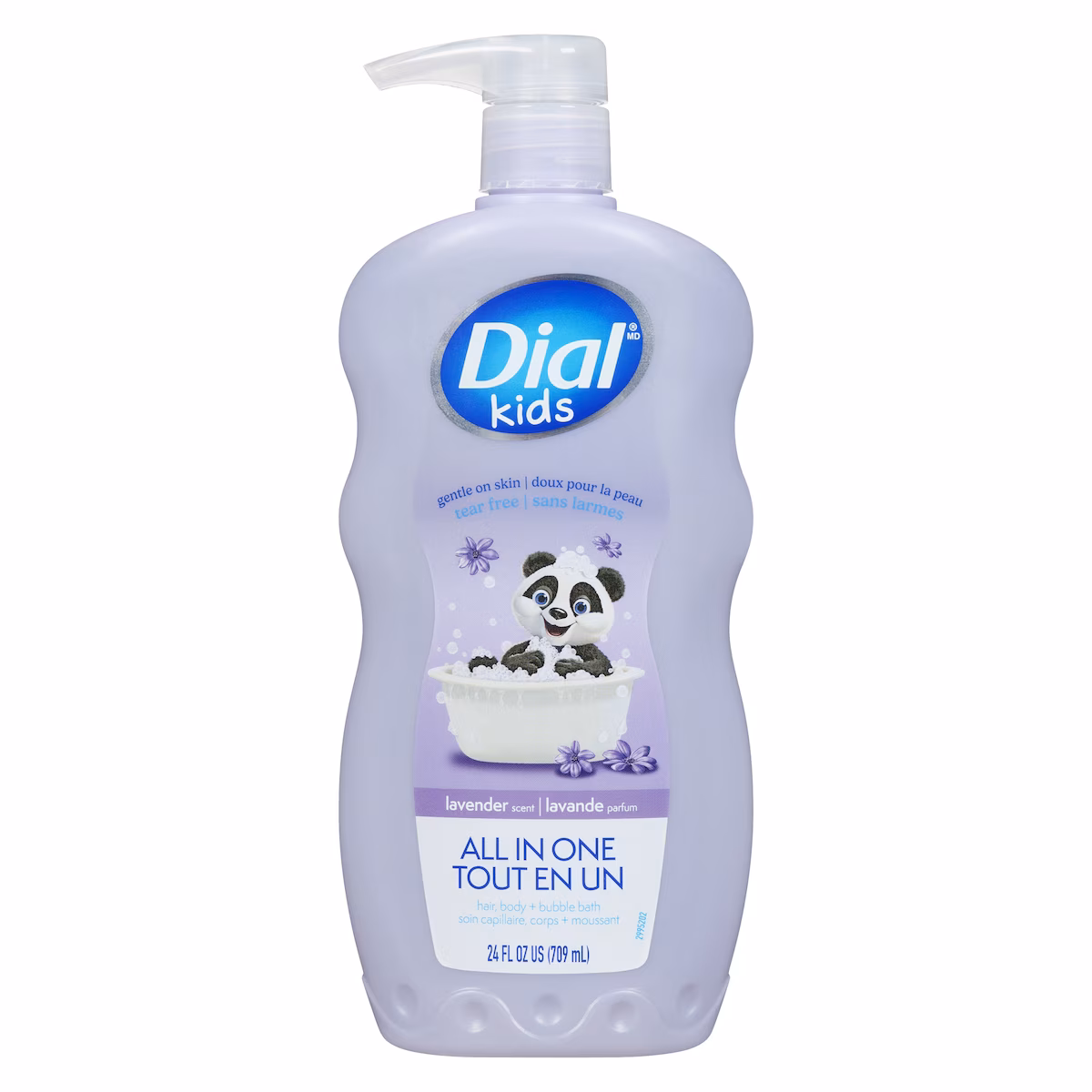 Kids soin capillaire, corps + moussant tout en un lavande parfum à partir de 2 ans