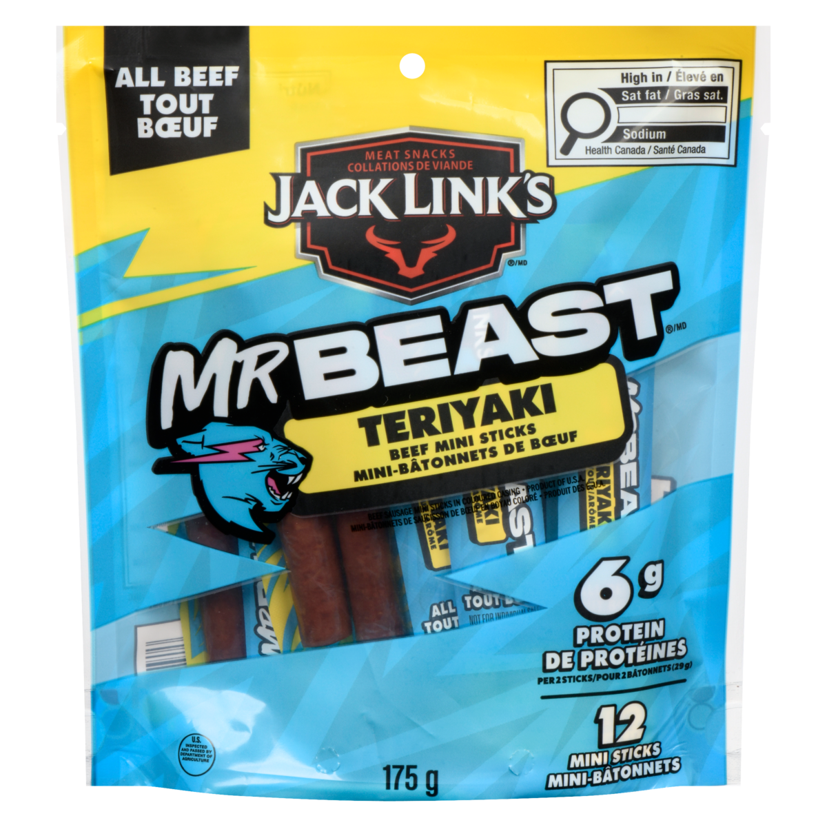 MrBeast - mini-bâtonnets de bœuf teriyaki
