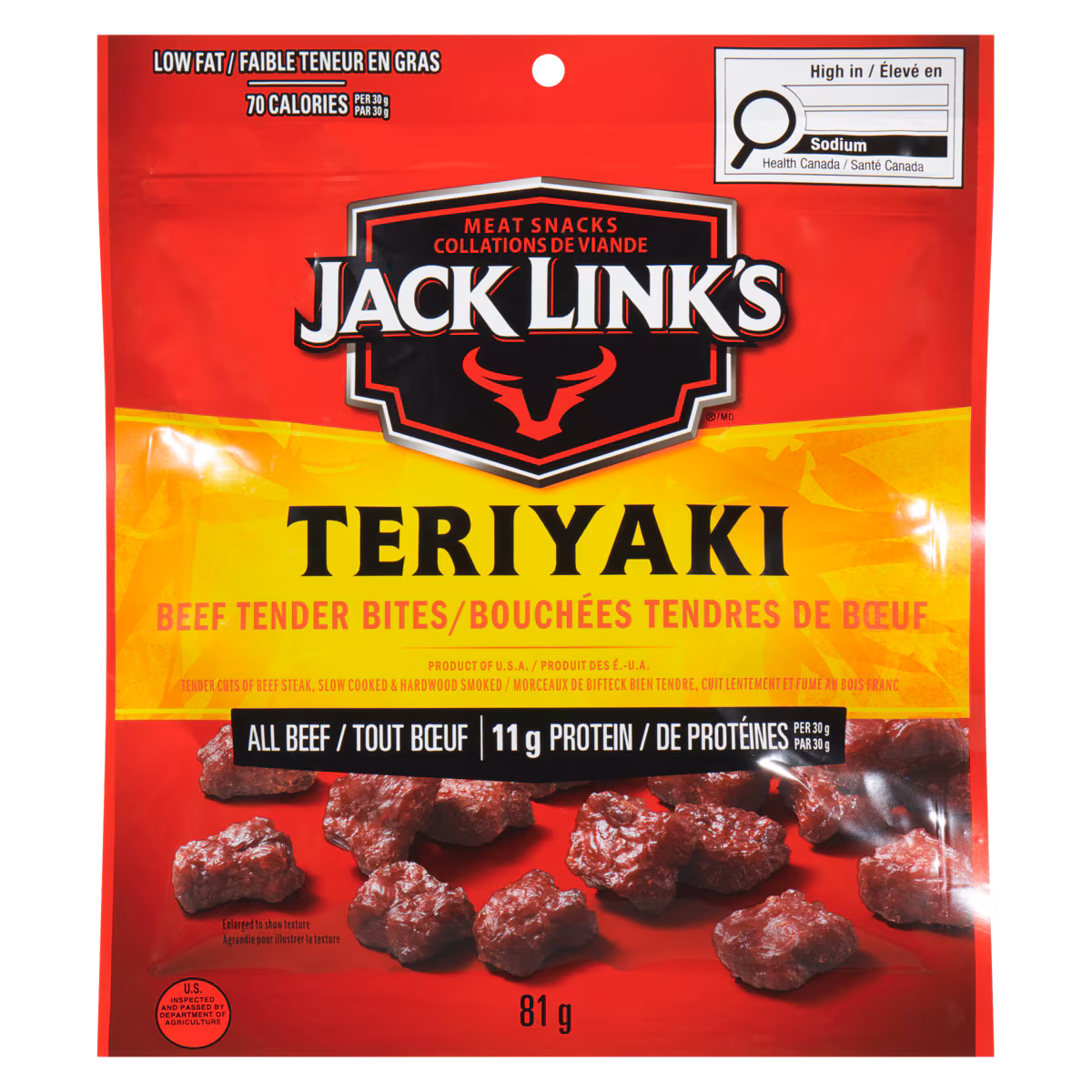 Pépites de bifteck teriyaki