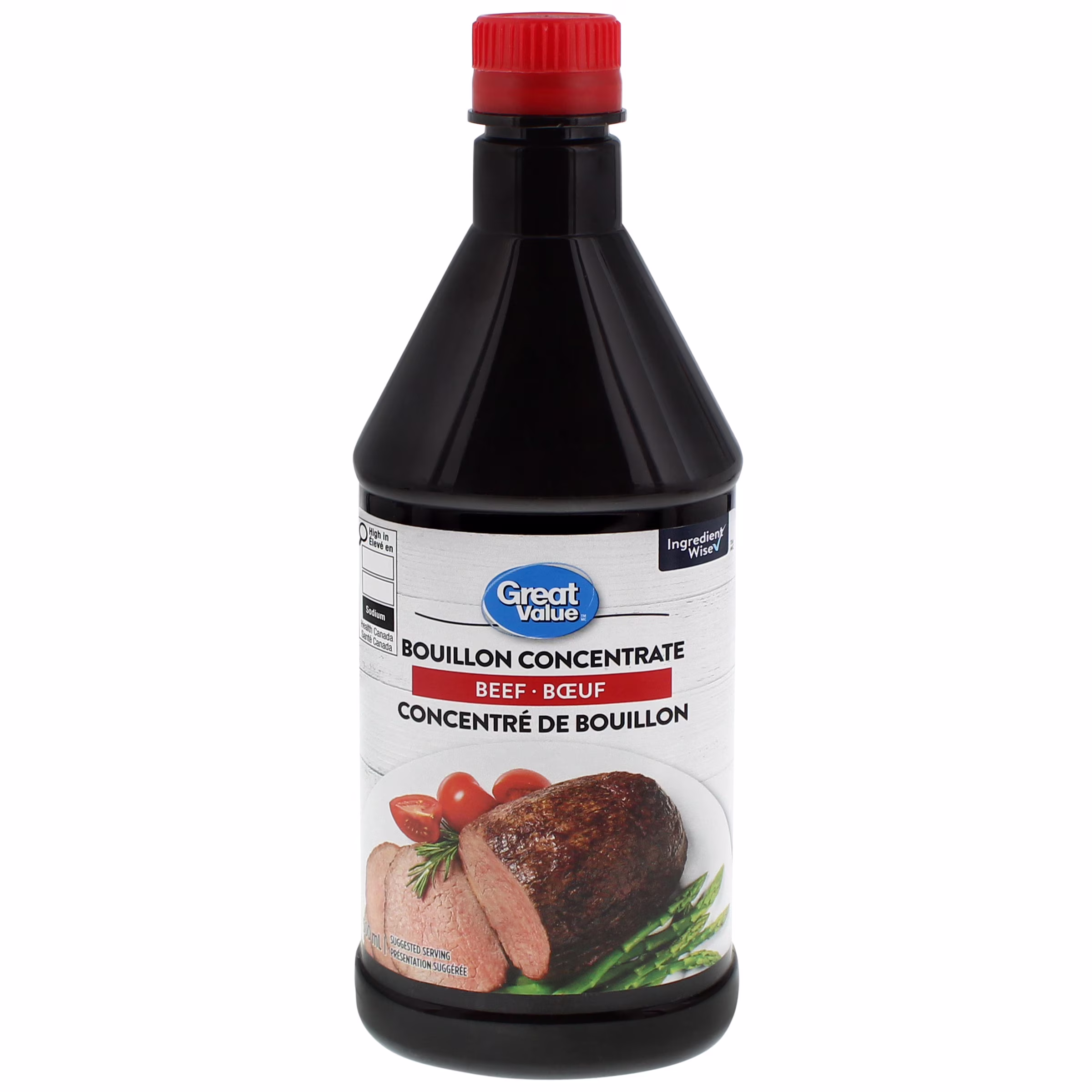 Concentré de bouillon de bœuf great value