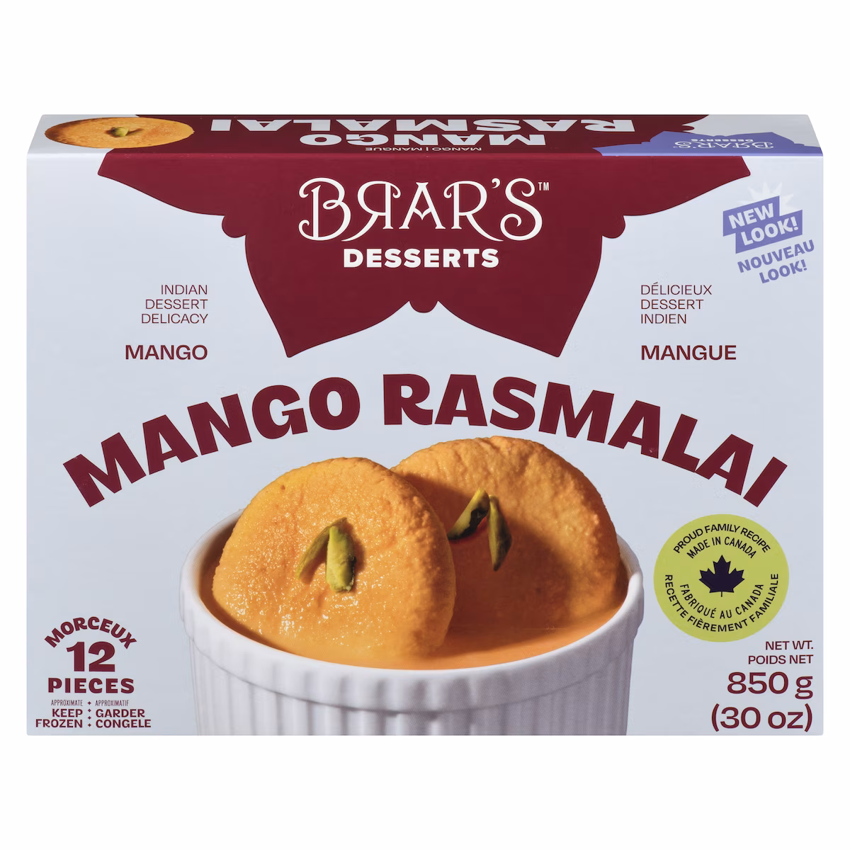 Rasmalai Mangue 12 Morceux