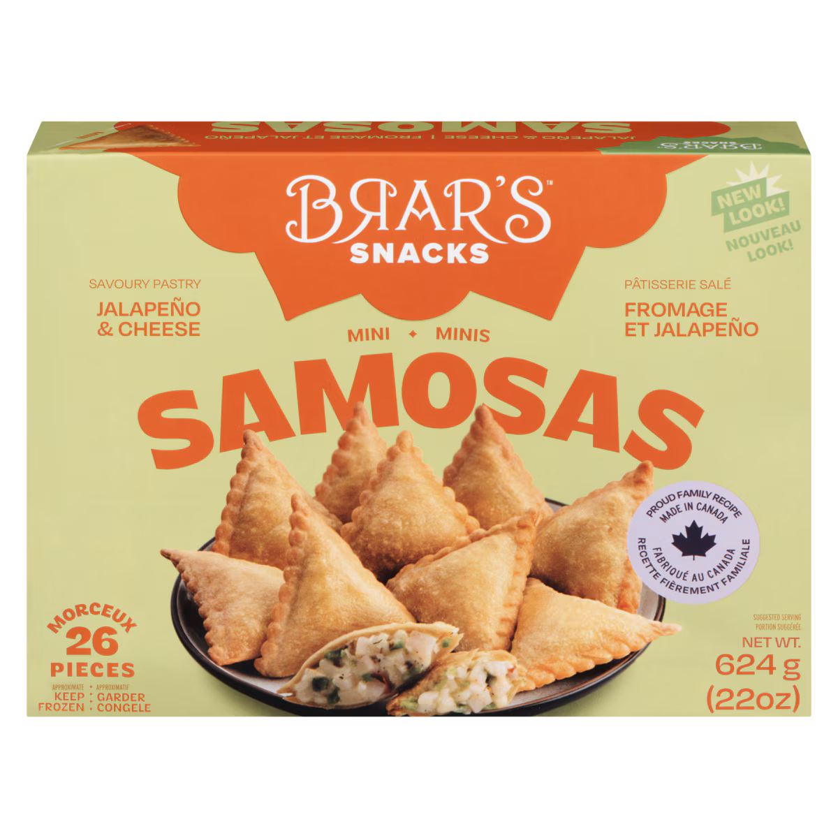 Brars Samosa Jallpeno Cheese
