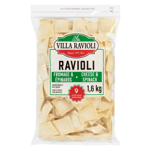 Villa Ravioli fromage & épinards 1.6 kg