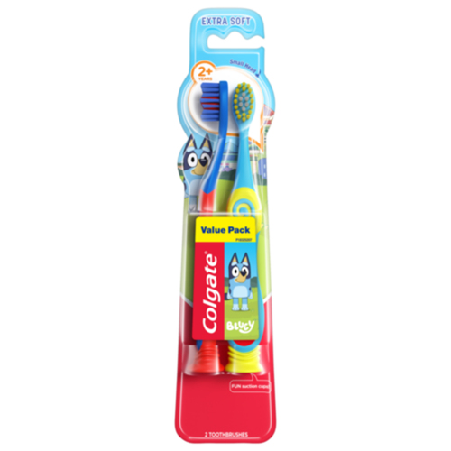 Colgate Brosses à dents extra souple 2+ ans 2 un
