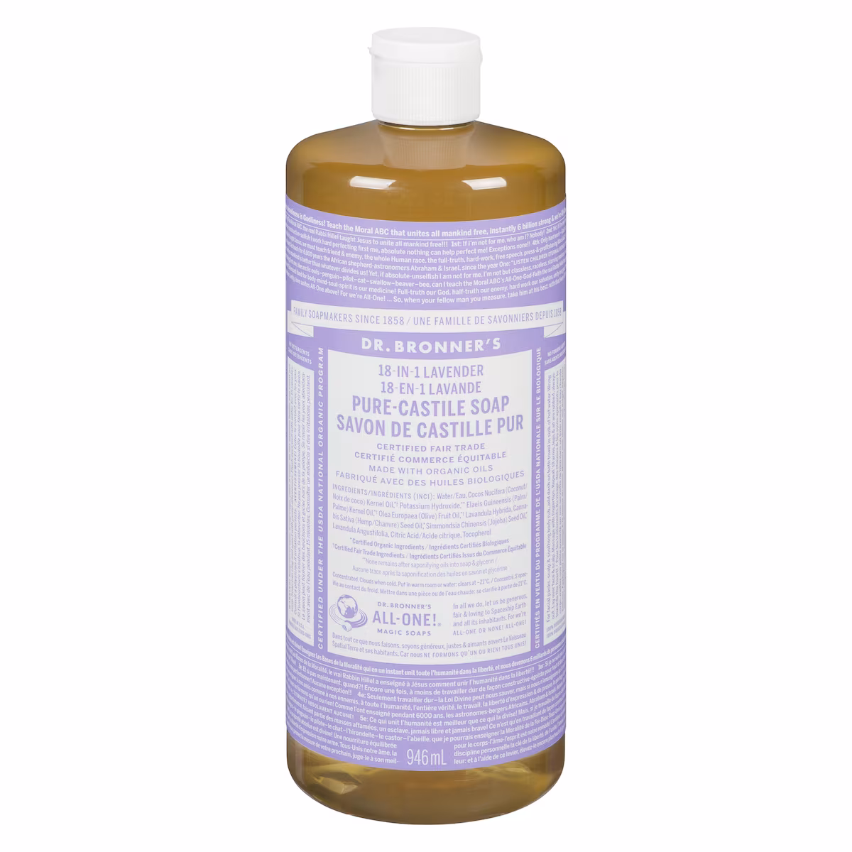 Savon liquide biologique, lavande