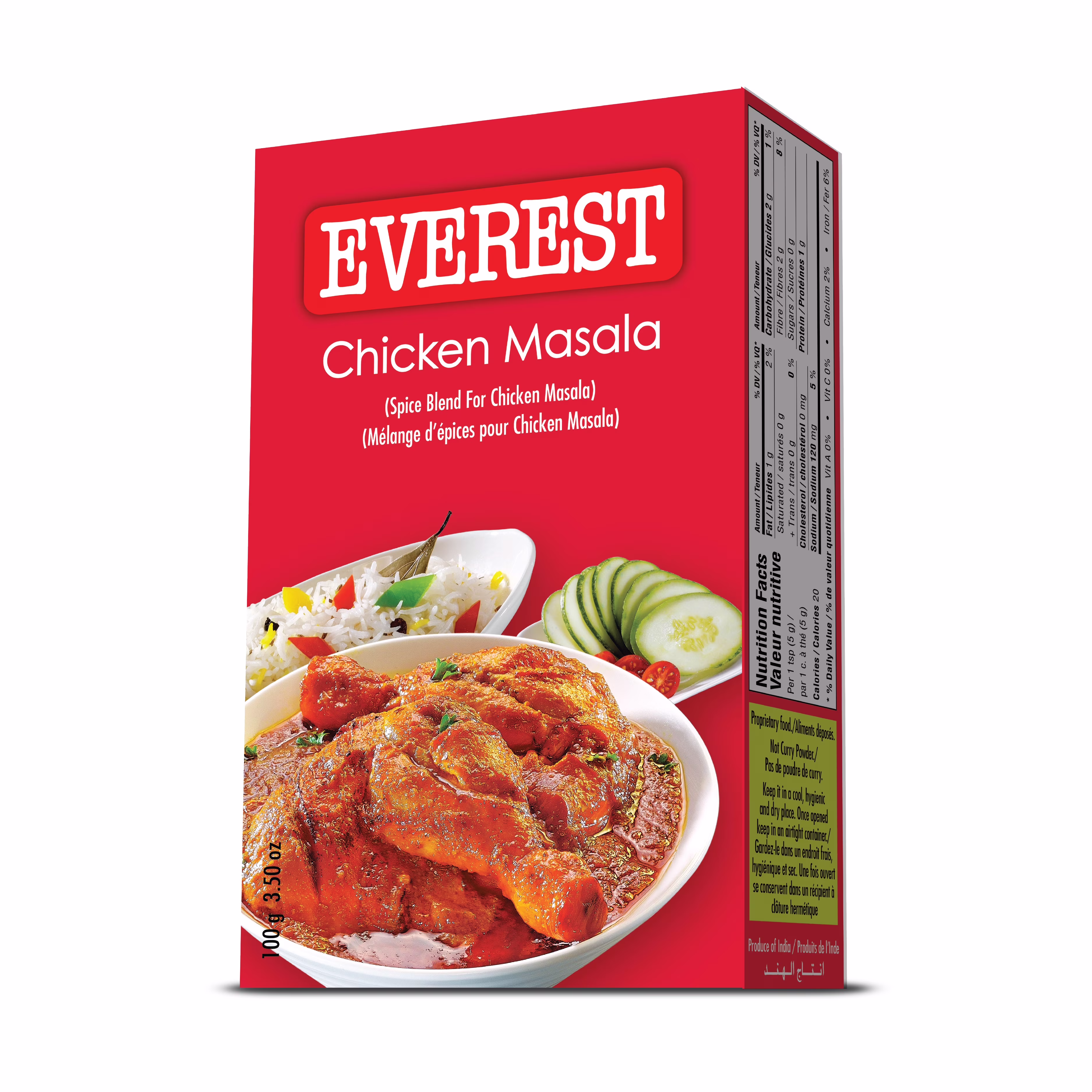 Poulet masala everest.
