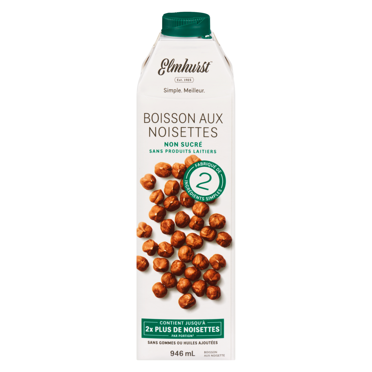 Boisson aux noisettes boisson aux noisette non sucré