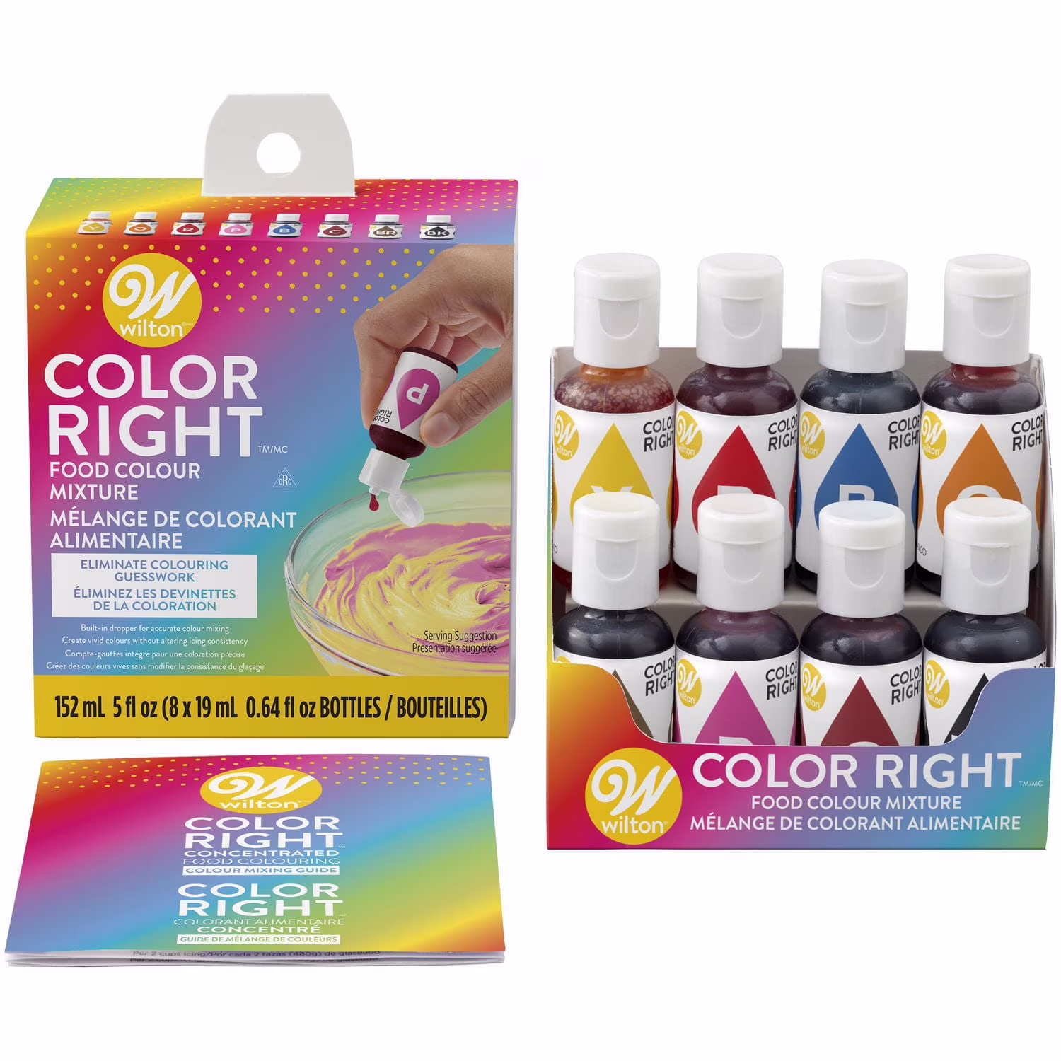 Système de coloration  color right wilton colorant alimentaire.