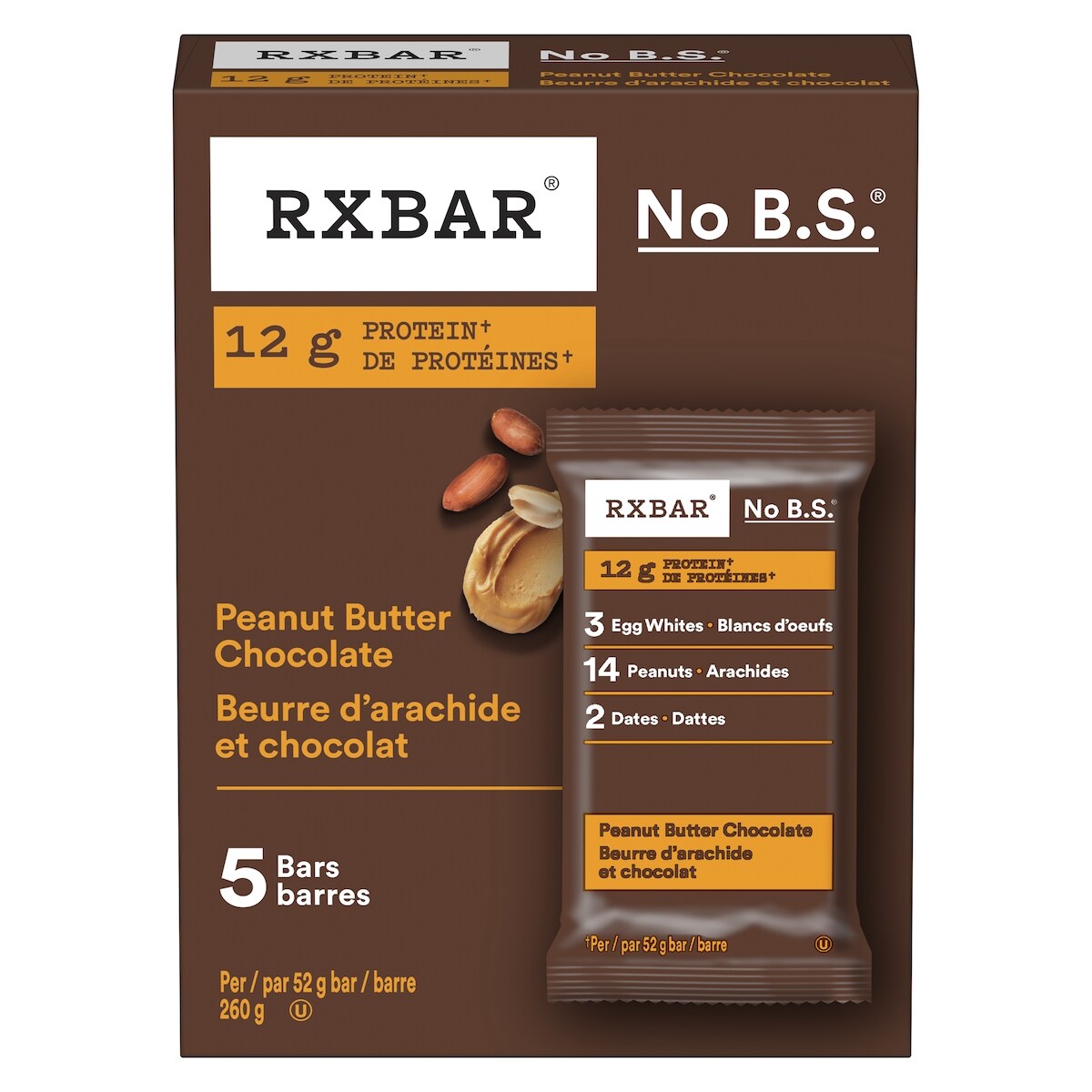 RXBAR beurre d'arachide et chocolat barres
