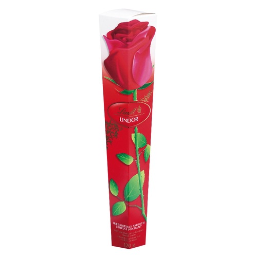 Rose en chocolat longue tige