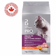 Pure balance pro+ peau et estomac sensible recette dinde et riz nourriture sèche pour chat . 3 kg