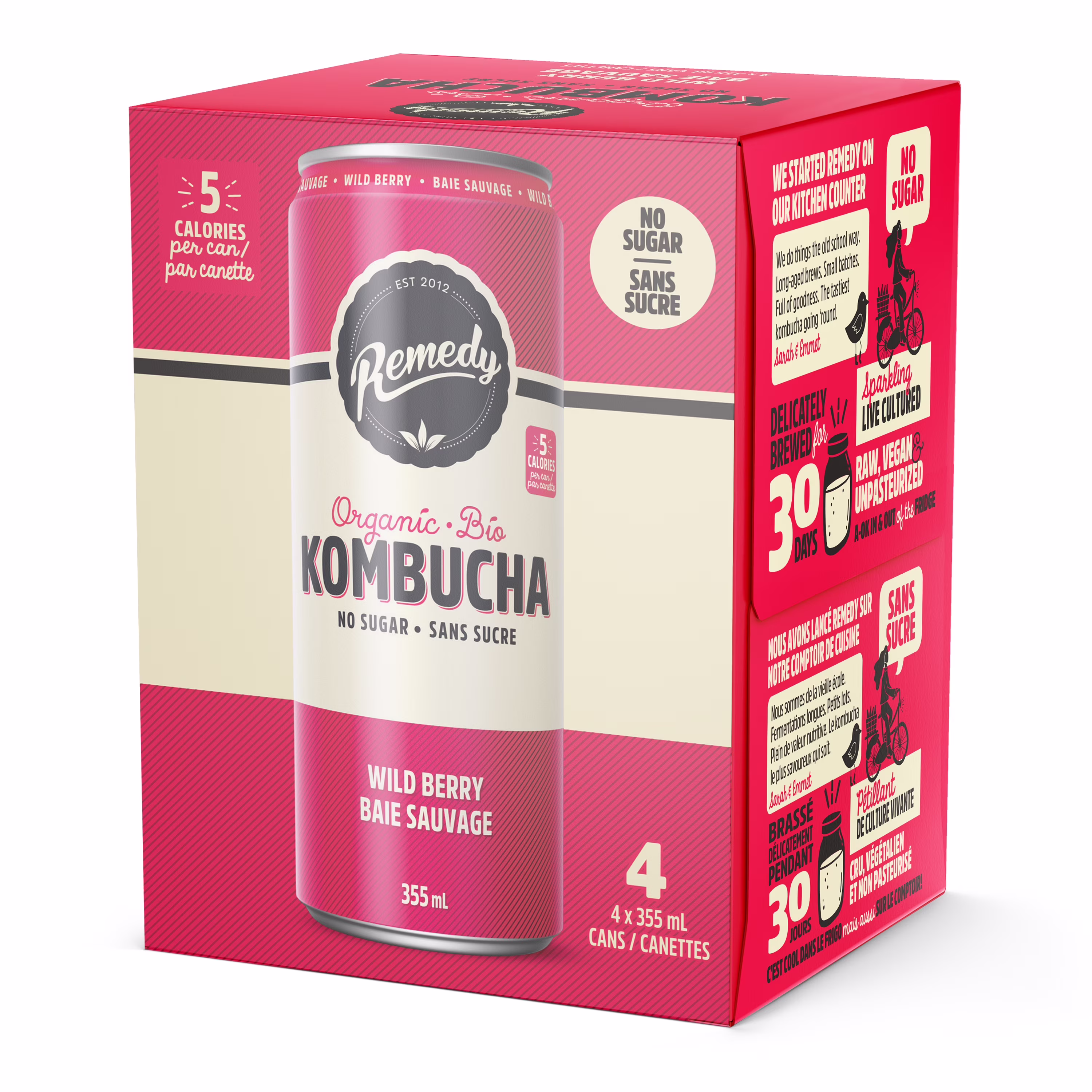 Kombucha fruits sauvages