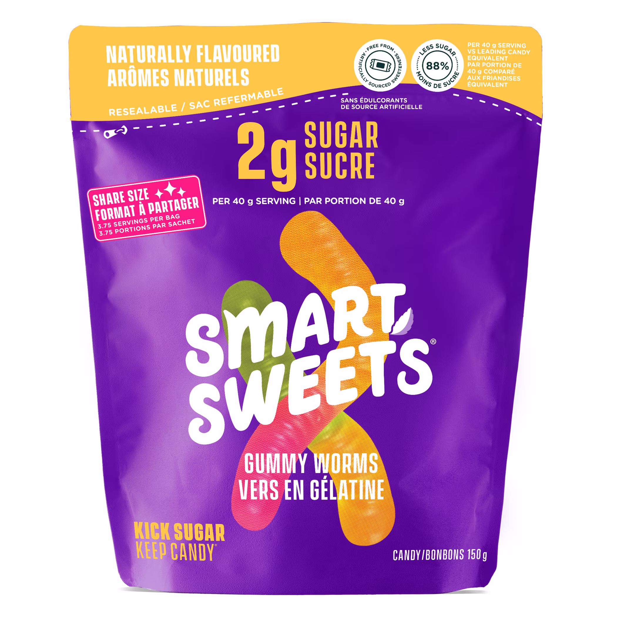 Smartsweets. vers en gelatine. sachet