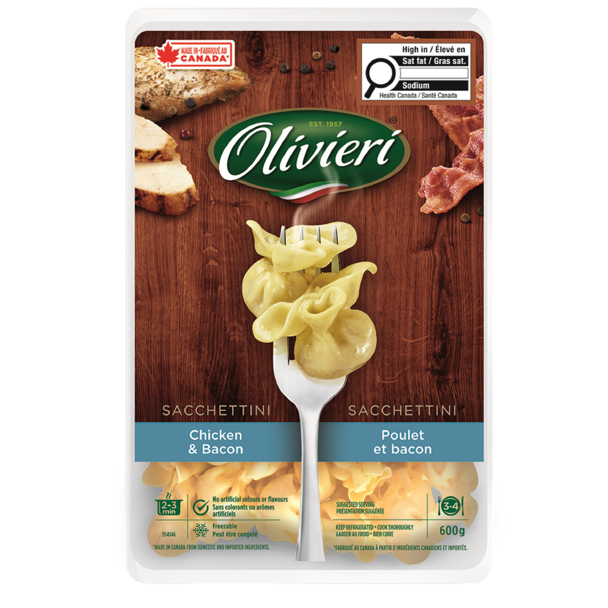 Sacchettinis au poulet