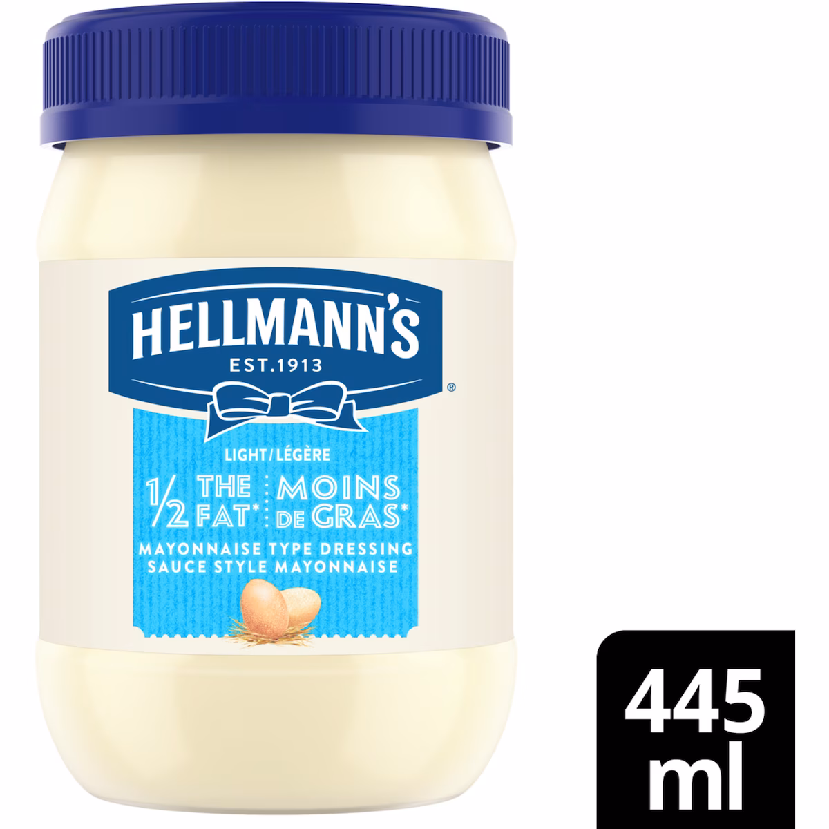 Sauce style mayonnaise pour sandwichs, salades et burgers  Moins de Gras condiment sans gluten