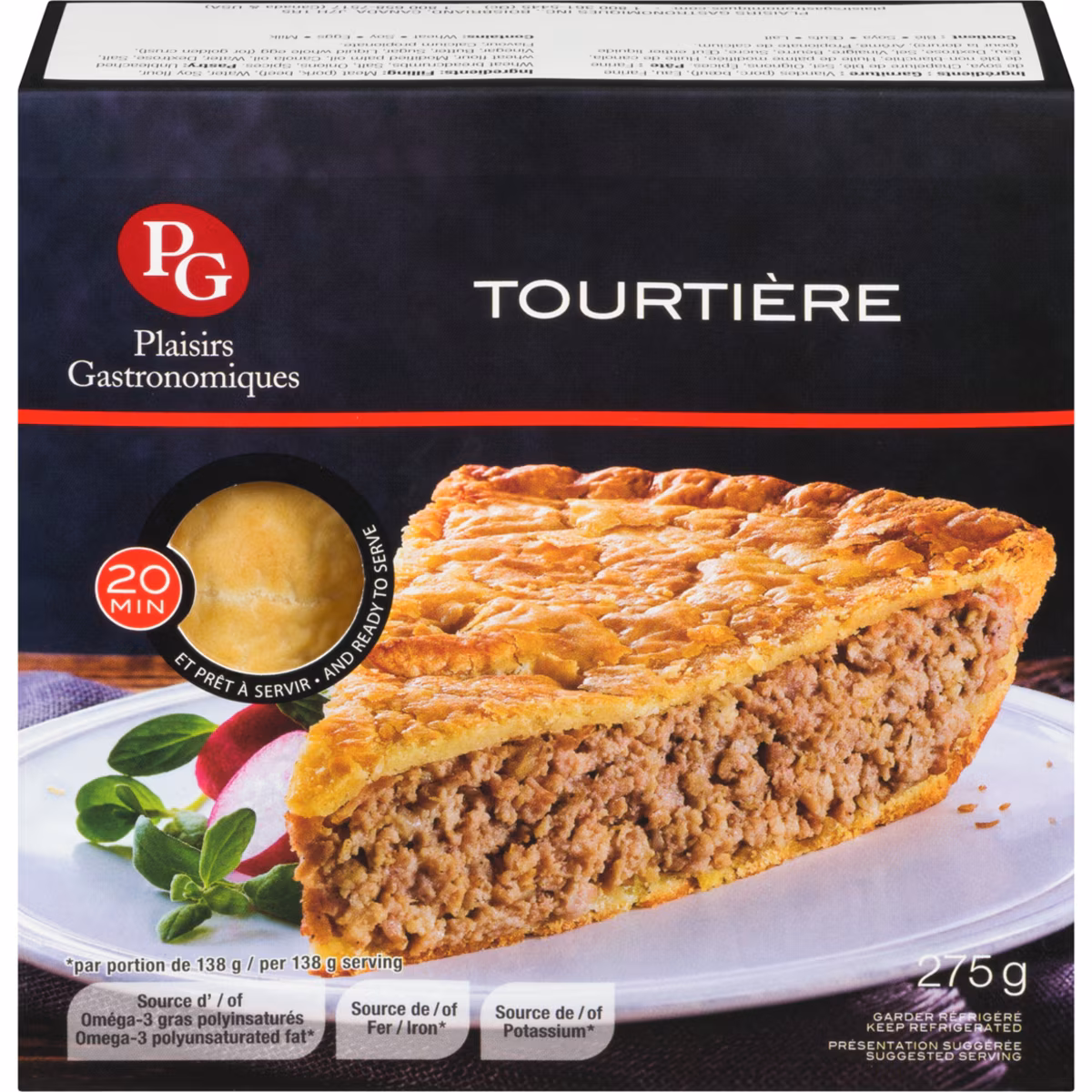 Tourtière porc et bœuf