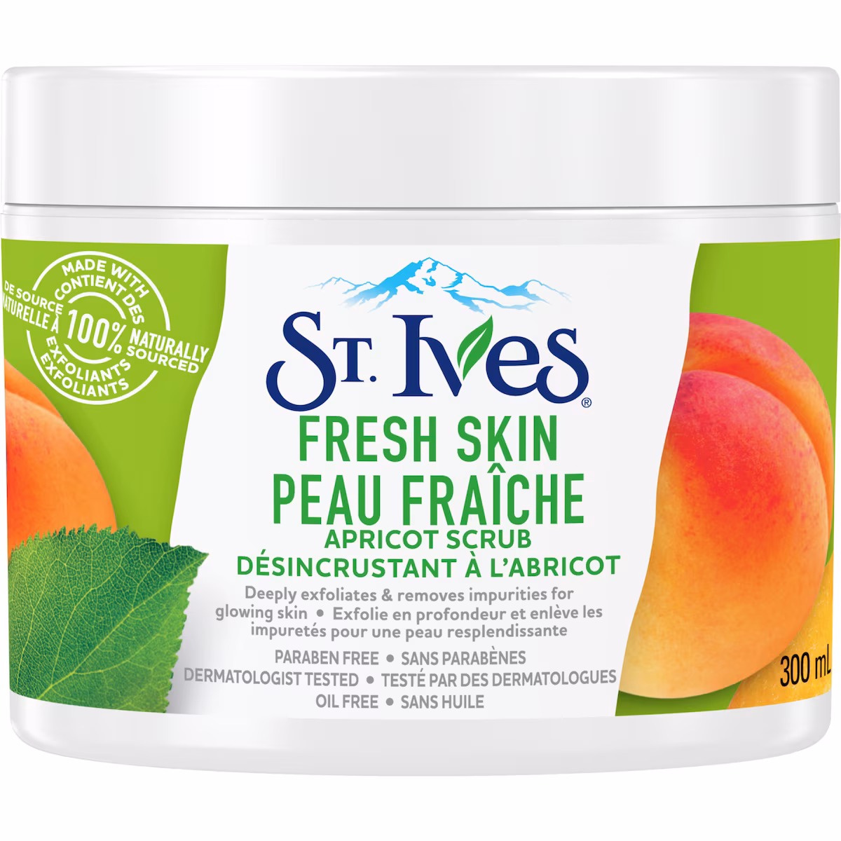 Désincrustant visage pour une peau propre et rayonnante Peau Fraîche à l'Abricot sans parabènes