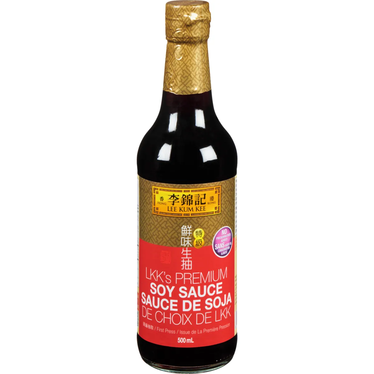 Sauce soya de premier choix