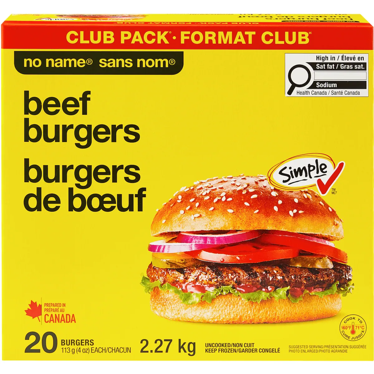 Burgers, format Club