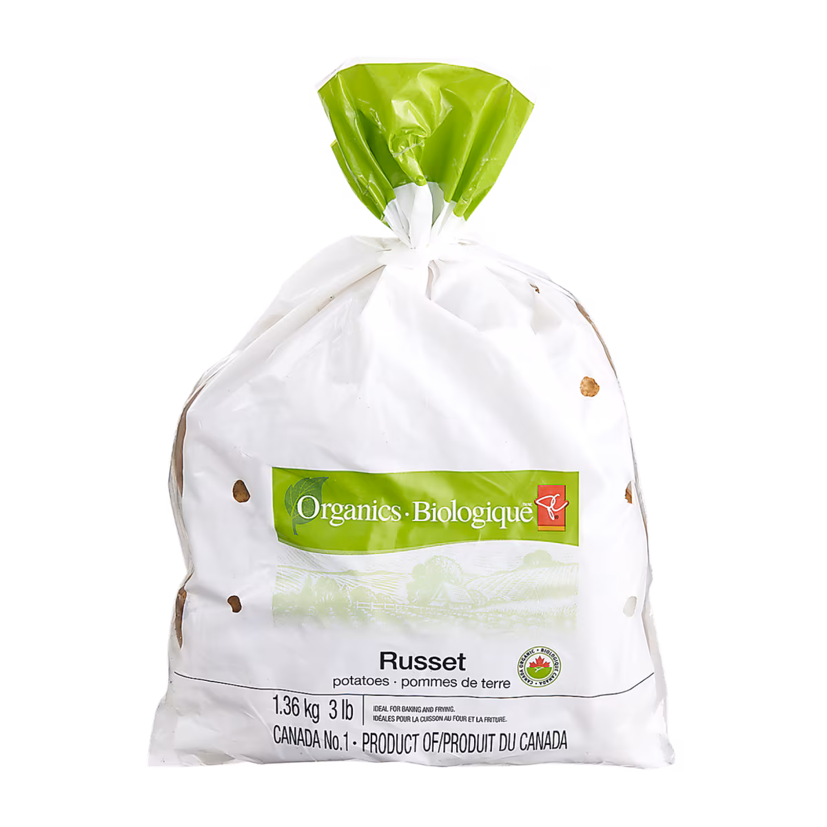 Pomme de terre Russet, sac de 3 lb