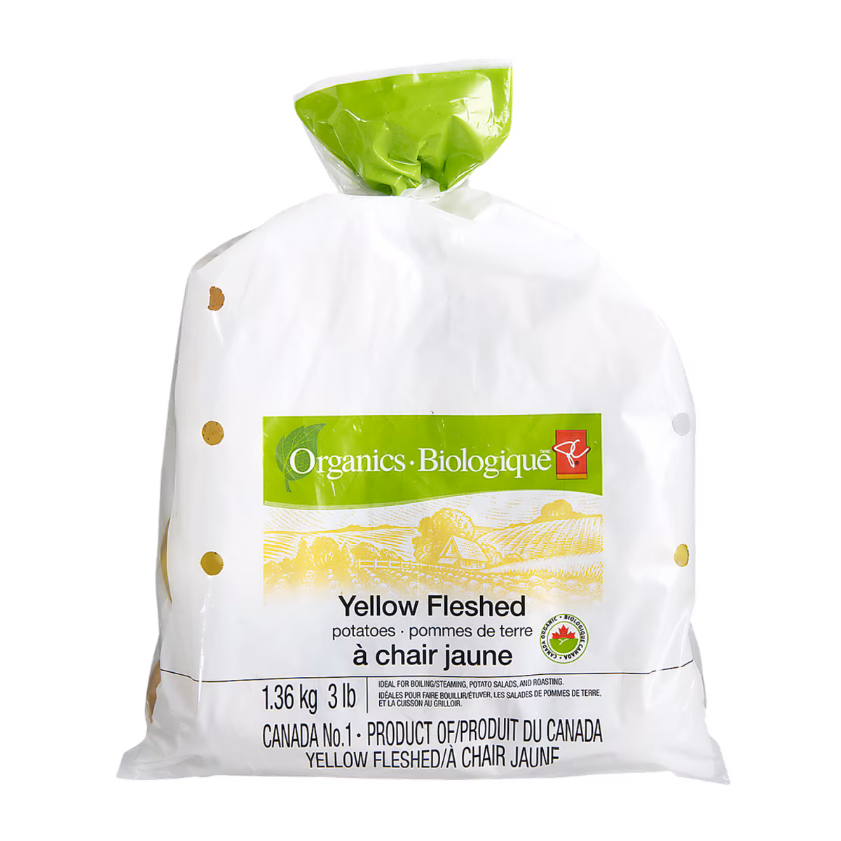 Pommes de terre jaunes, sac de 3 lb