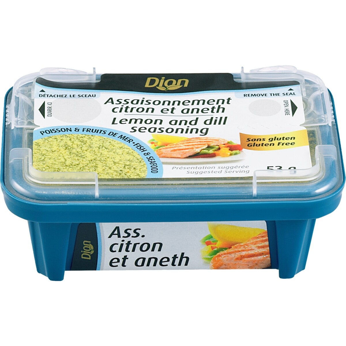 Poisson & fruits de mer assaisonnement citron et aneth