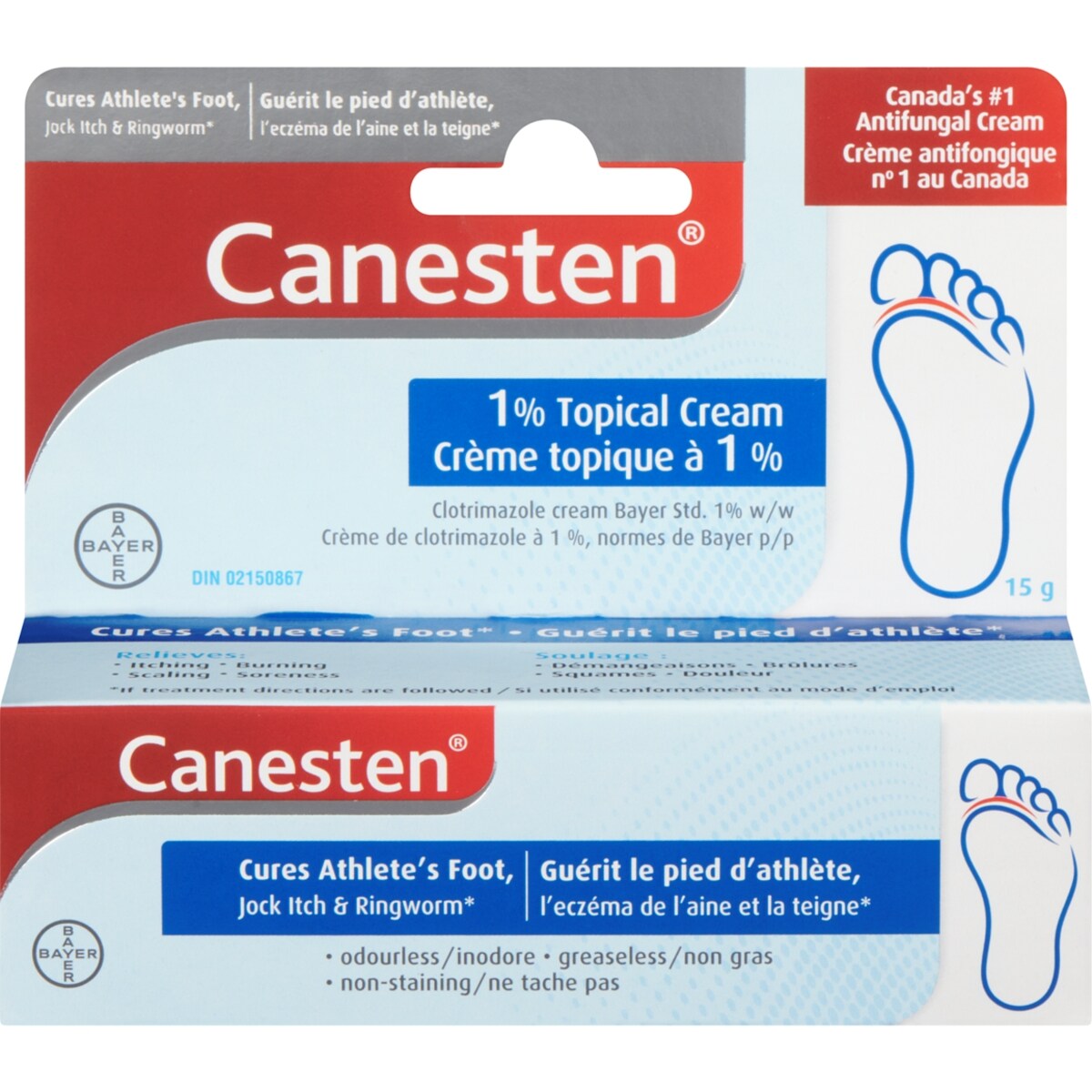 Crème antifongique 1 % topique