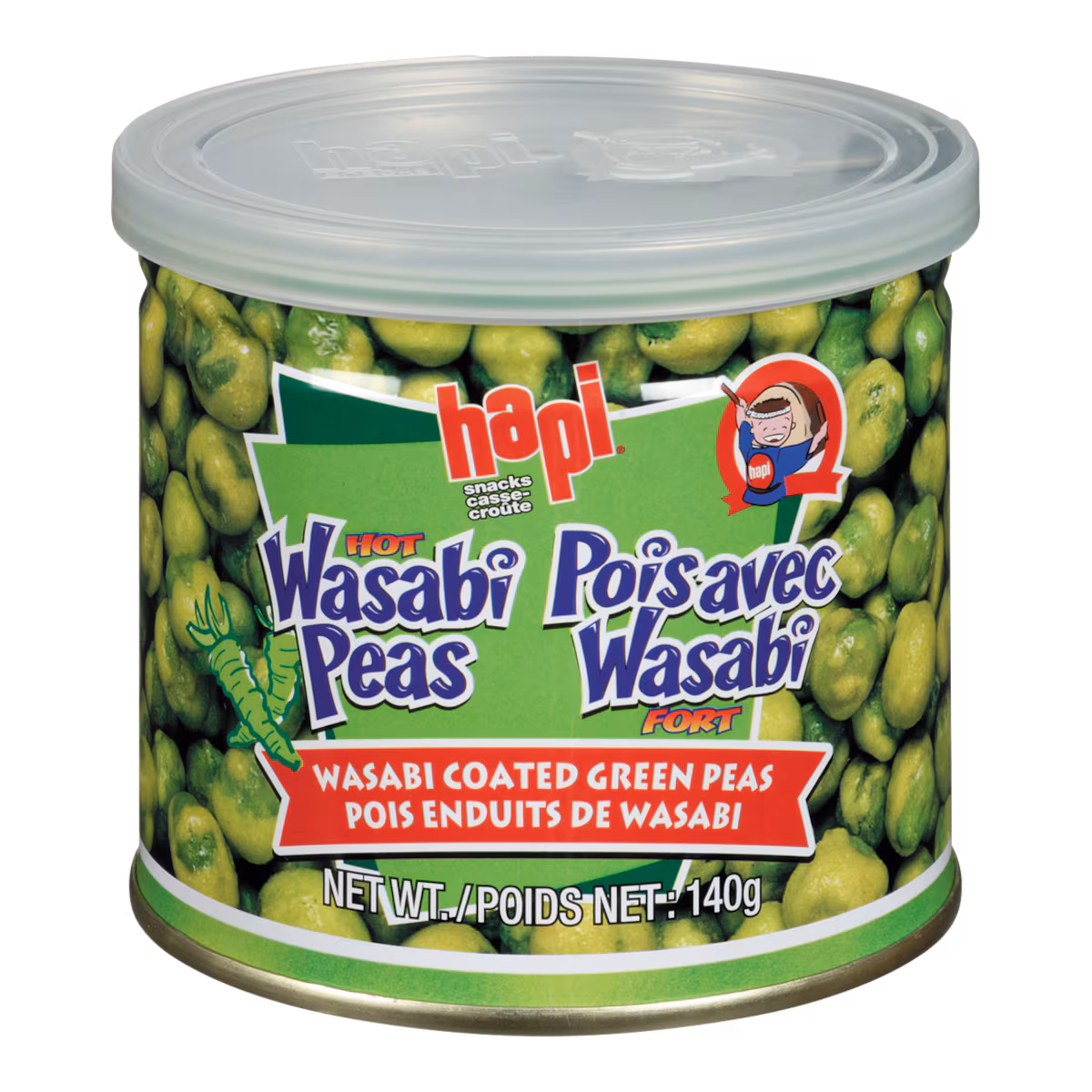 Pois verts au wasabi piquant