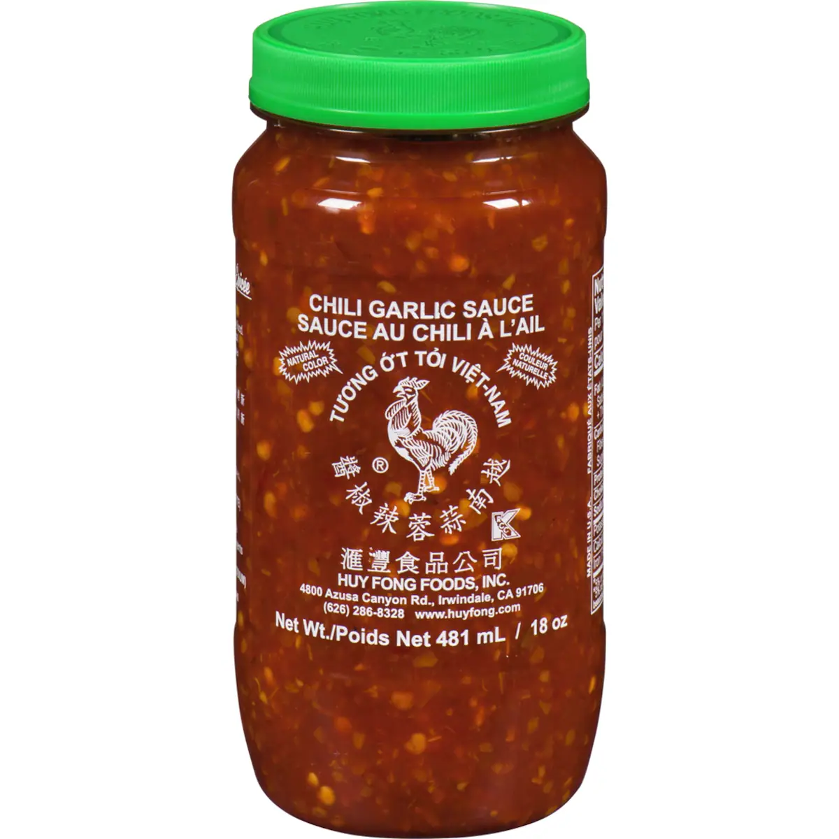 Sauce au chili et à lail