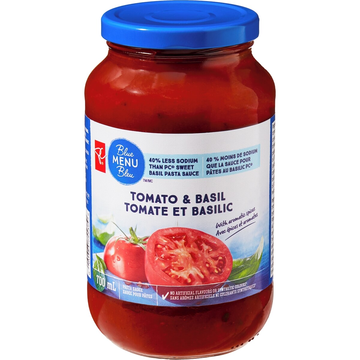 Sauce pour pâtes aux tomates et au basilic