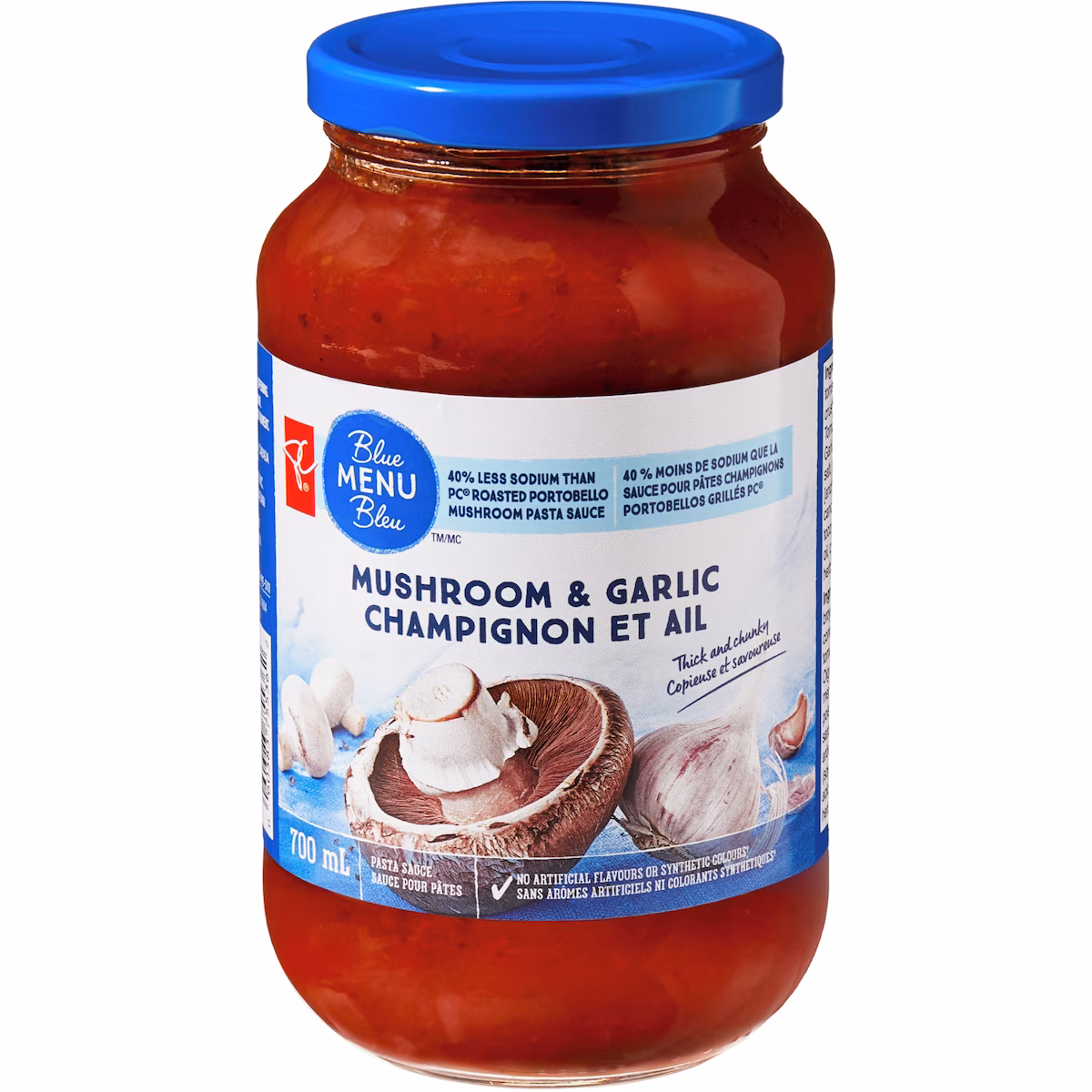 Sauce pour pâtes aux champignons et à l'ail
