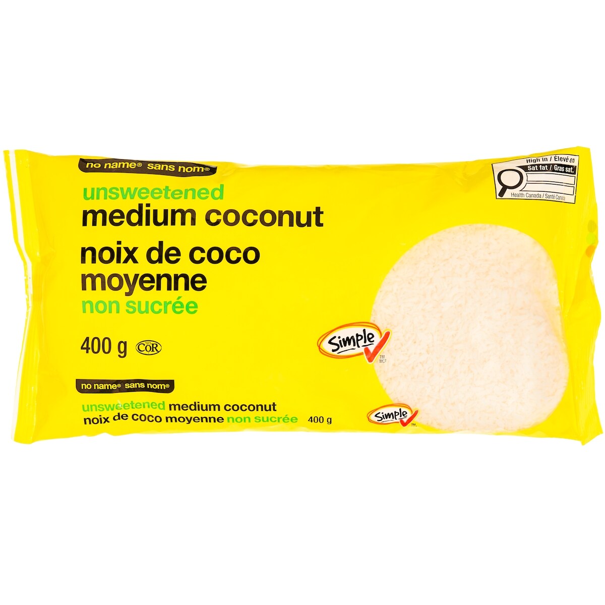 Noix de coco moyenne non sucrée