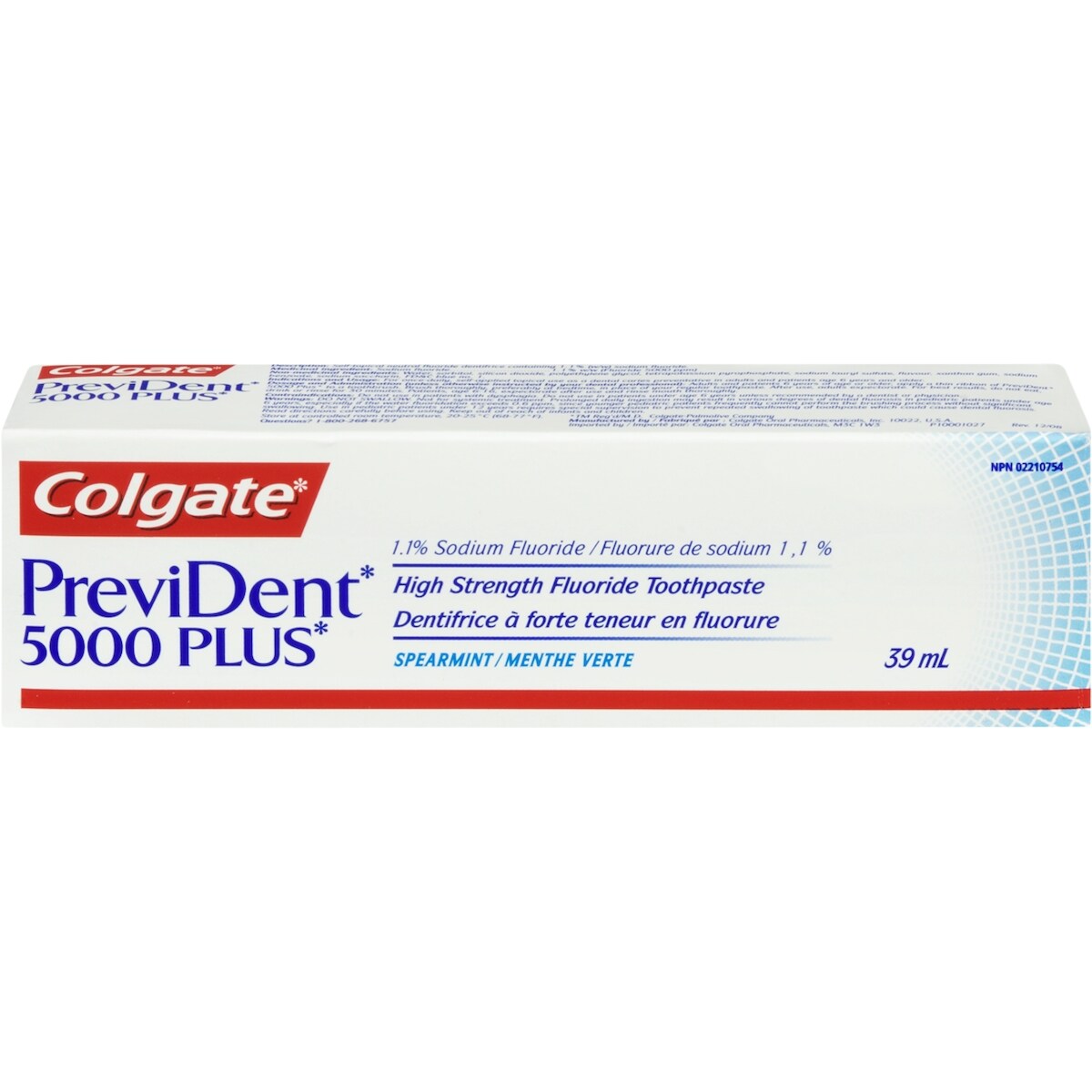Dentifrice Prevident Menthe Verte 5000 Plus