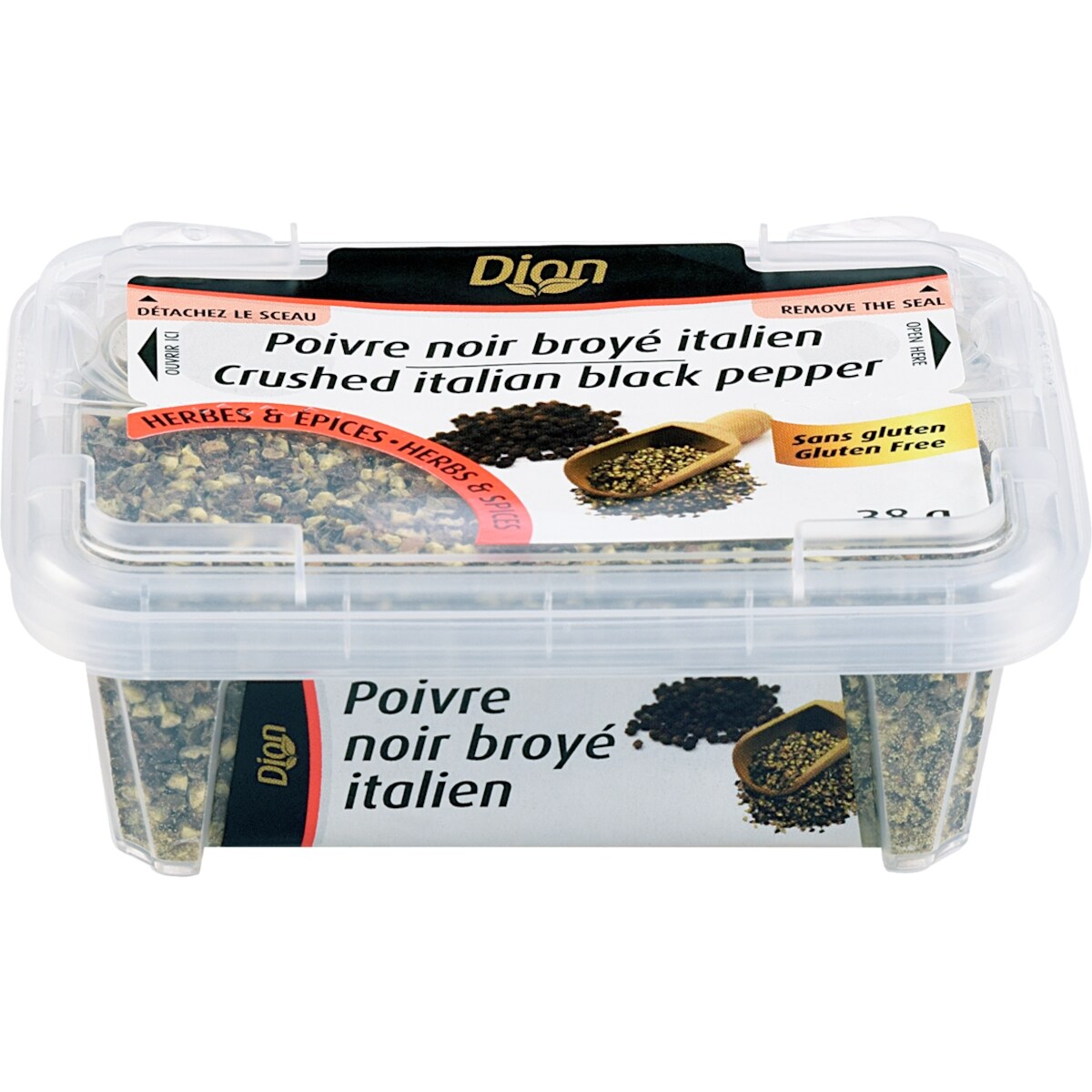 Poivre noir italien broyé