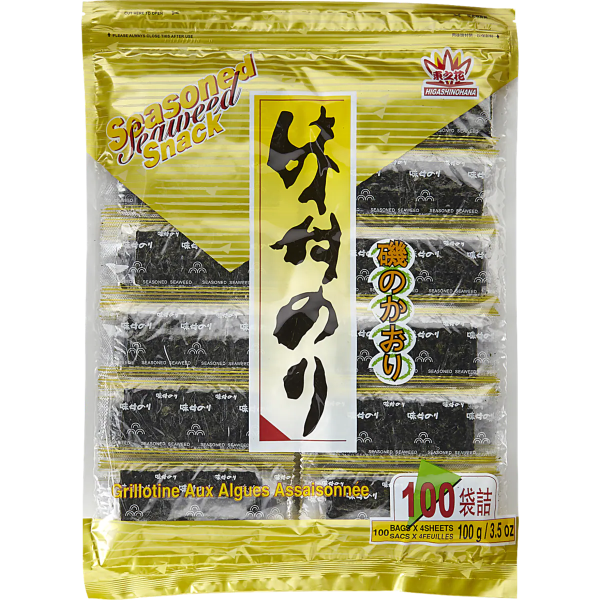 Snack de Nori Seaweed 100