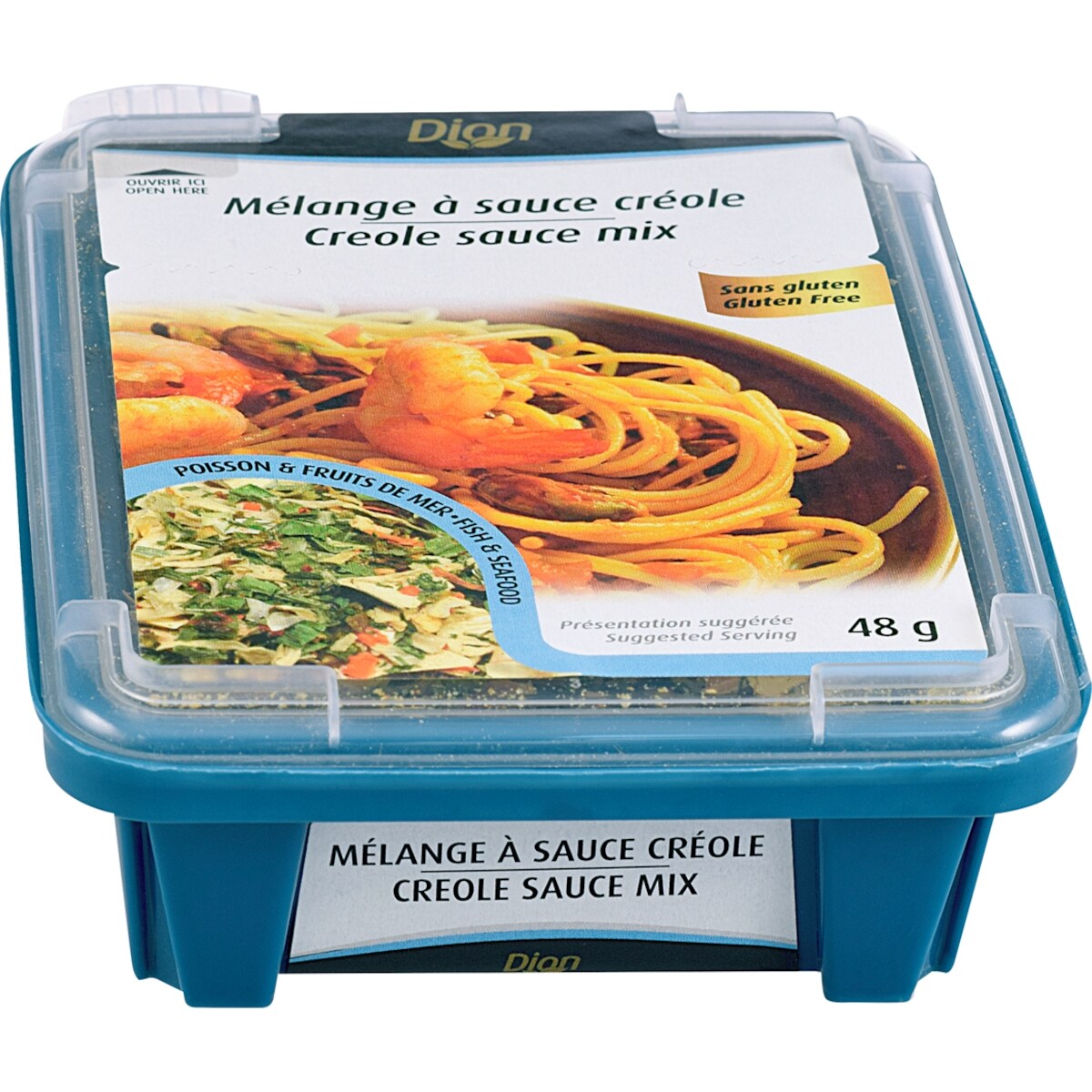 Poisson & fruits de mer mélange à sauce créole