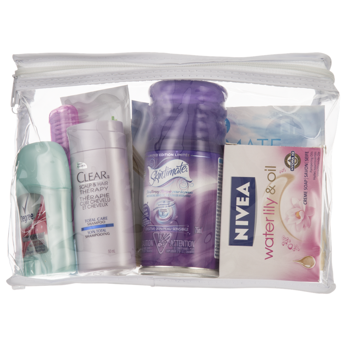 Soins personnels pour femmes pack de voyage et d'essai