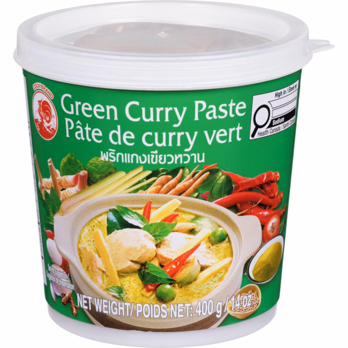 Pâte de cari vert