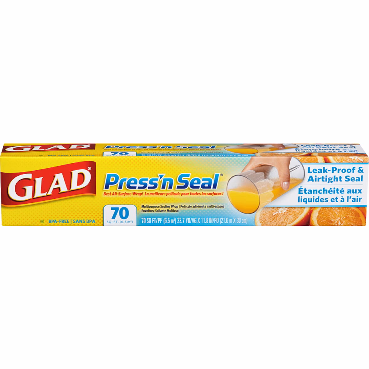 Pellicule Pressn Seal de rouleau de 70 pieds carrés