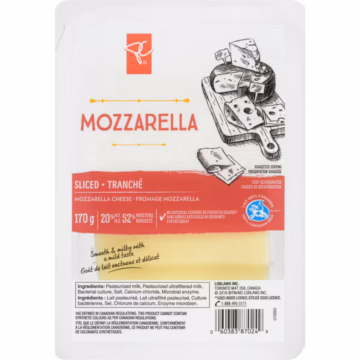 Tranches De Mozzarella