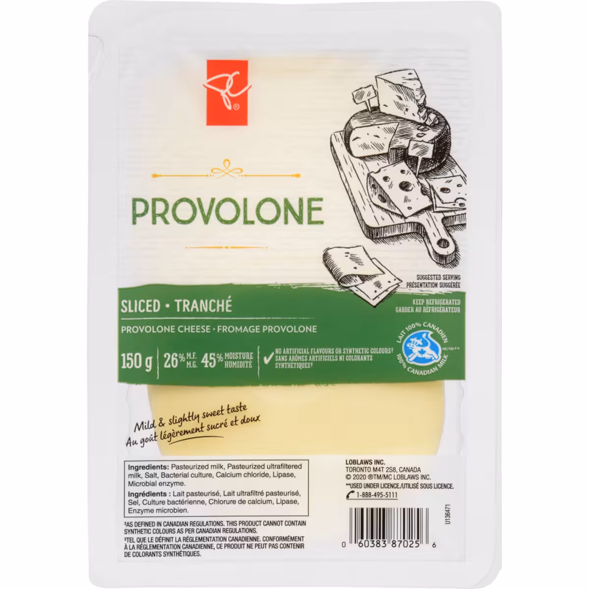 Fromage Provolone En Tranches