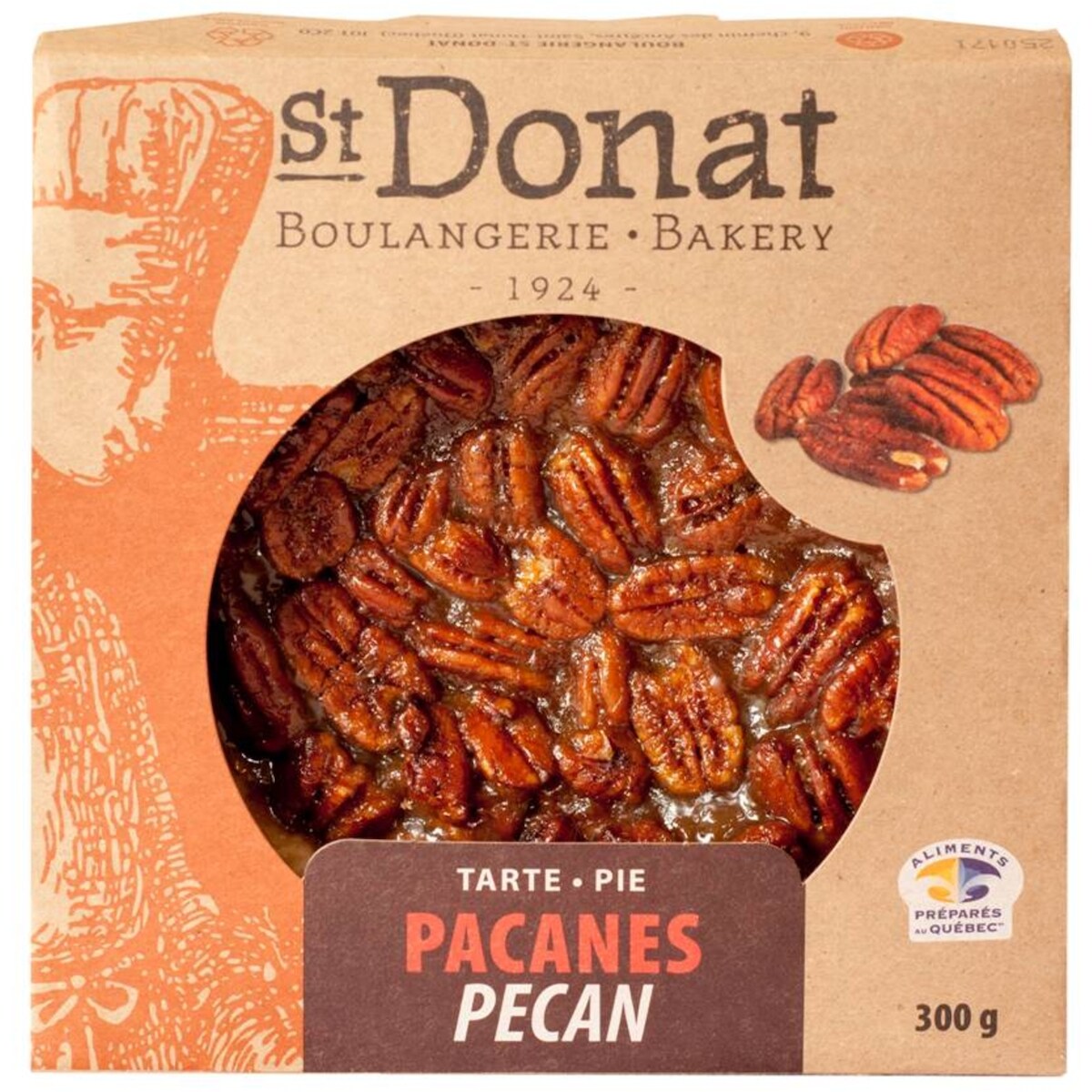 Tarte aux pacanes de 6po