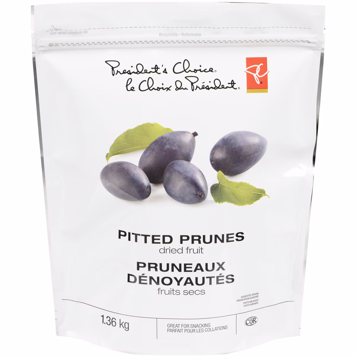 Pruneaux dénoyautés séchés