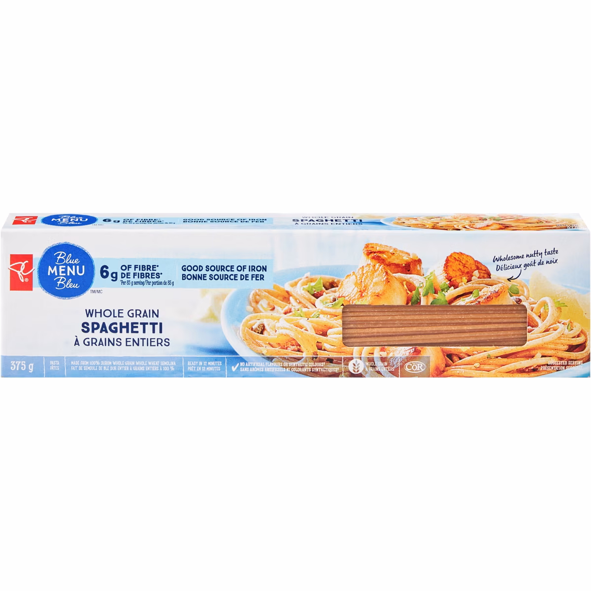 Spaghetti à grains entiers