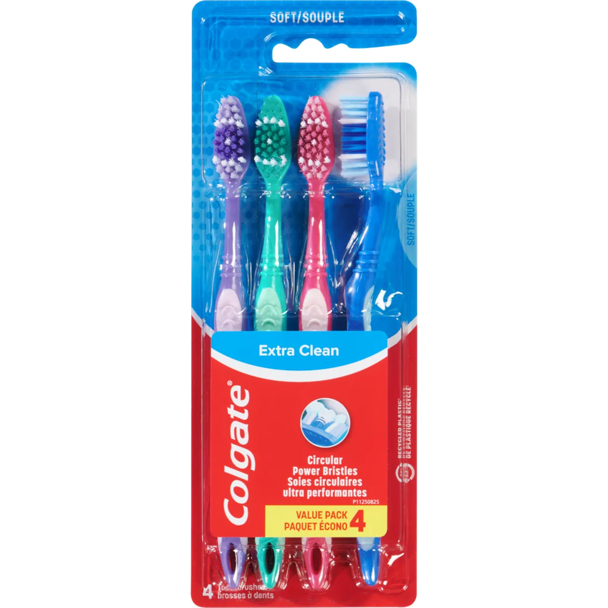 Paquet Écono De 4Brosses À Dents Souples Extra Clean