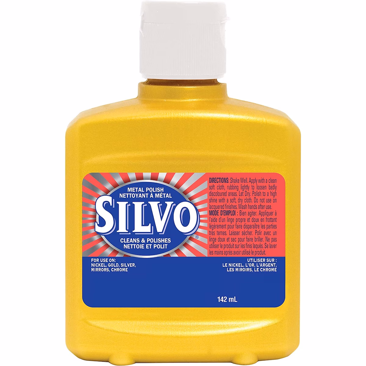 Vernis à métaux - Nettoie et polit - Nickle Silver Gold